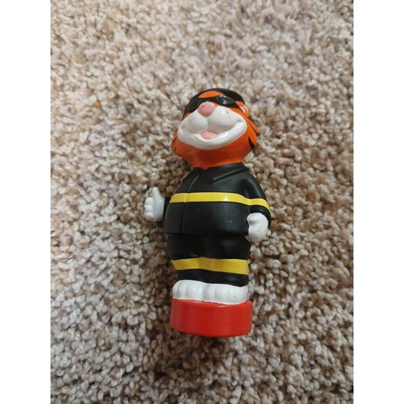 Rare Fireman Tiger Cake Topper Birthday Action Play Figure Toy 4” - Picture 1 of 4